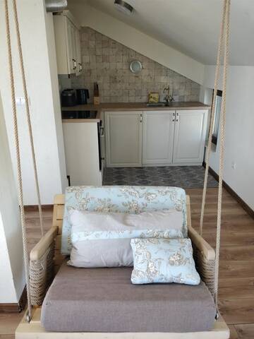 Фото номера Апартаменты Делюкс с 1 спальней и видом на море Апарт-отели Villa Elea г. Несебр 5