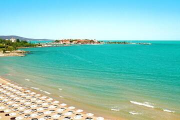 Фото номера Deluxe Junior Suite with Terrace and Front Sea View Отель Bilyana Beach Hotel (Adults Only) г. Несебр 2