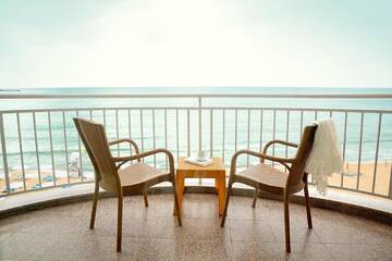 Фото номера Junior Suite with Terrace and Front Sea View Отель Bilyana Beach Hotel (Adults Only) г. Несебр 3