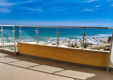 Фото номера Номер-студио с видом на море и балконом Отель Aphrodite Beach Hotel г. Несебр 2